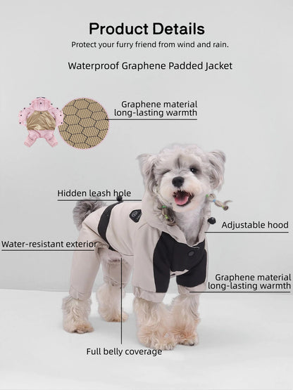 Waterproof Graphene Padded Jacket | for small dog