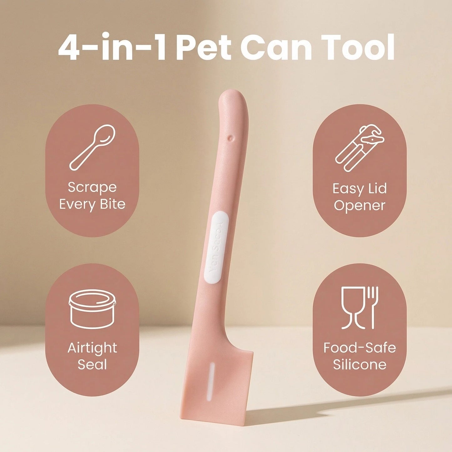 Pet Can Spoon & Can Lid – Keep Food Fresh (2 Pieces)