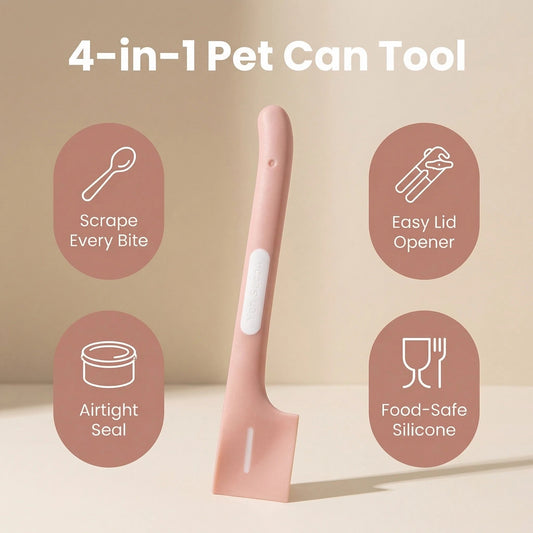 Pet Can Spoon & Can Lid – Keep Food Fresh (2 Pieces)